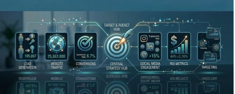 Success metrics for a marketing department