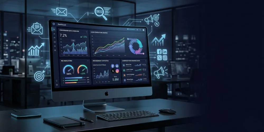 Marketing department performance metrics