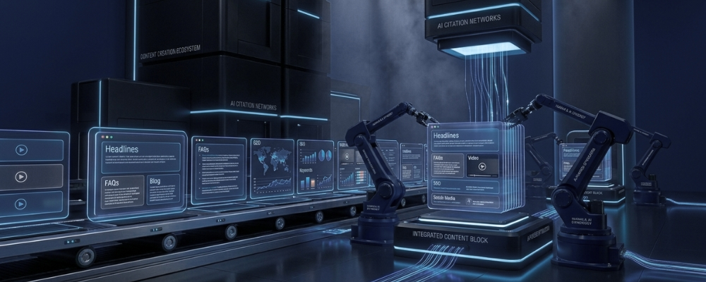 What role does artificial intelligence play in content production?