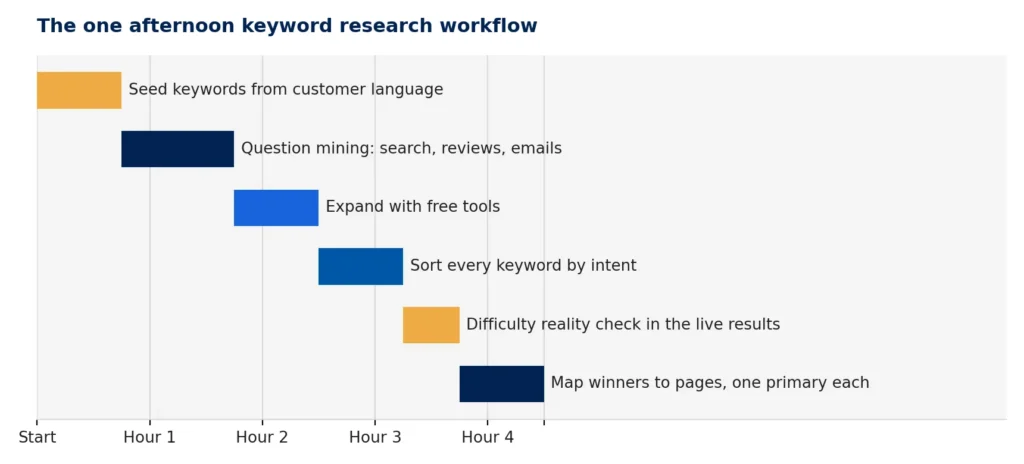 how to do keyword research